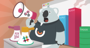 Sistema de alertas: notificações via email, Slack e Webhook sobre conta e recursos de seu site