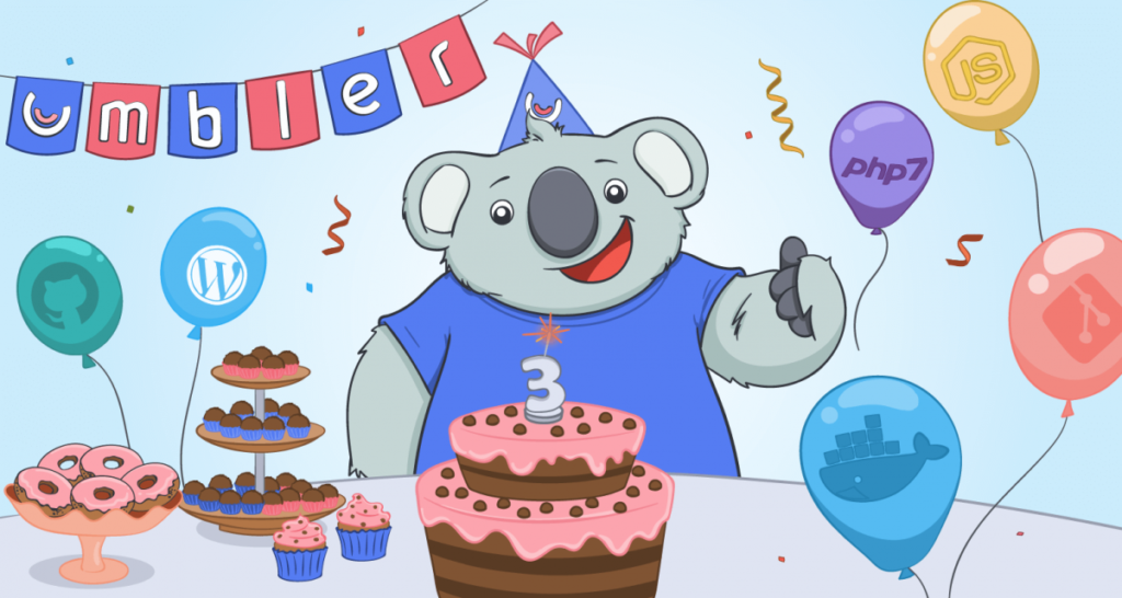 Happy Birthday to Umbler: 3 anos de excelência no mercado de cloud hosting