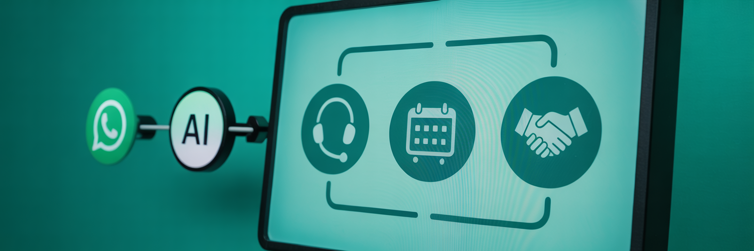 Aplicações práticas de roteiros de atendimento com IA no WhatsApp para diferentes áreas