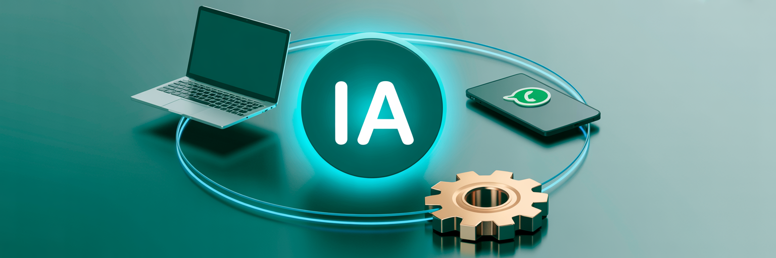 Saiba na prática como implementar IA no WhatsApp com integração direta a CRM e ERP