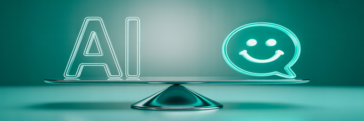 Combine IA conversacional e supervisão humana para garantir automação eficiente e experiências personalizadas