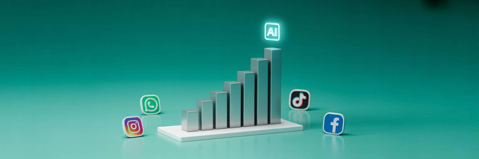 Saiba como acompanhar métricas de IA conversacional no WhatsApp e melhore seus resultados de atendimento omnichannel