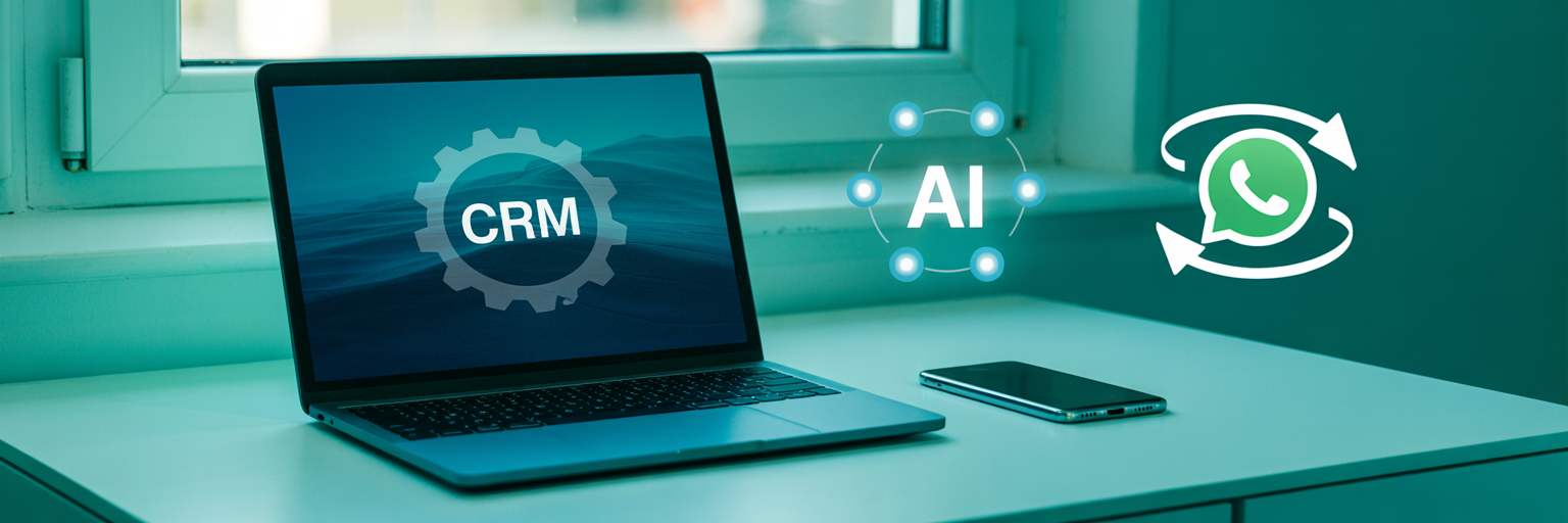 Transforme o WhatsApp em um canal estratégico de vendas com a integração entre IA e CRM