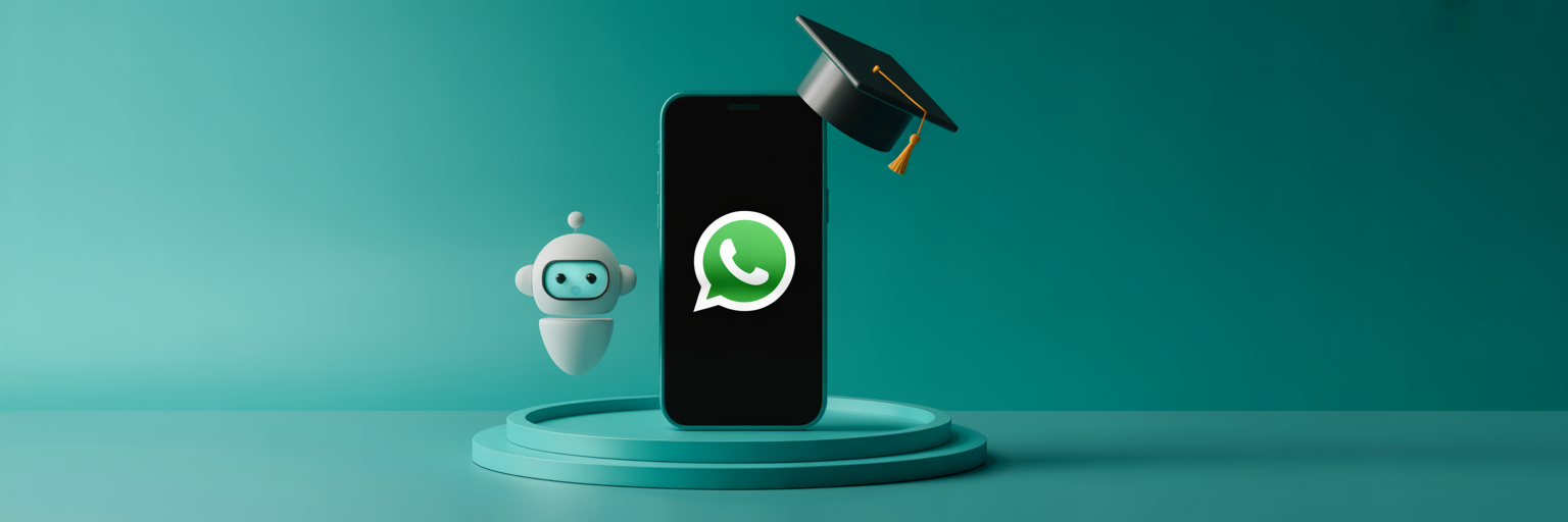 WhatsApp API Oficial para educação que aumenta matrículas e reduz custos com automação.