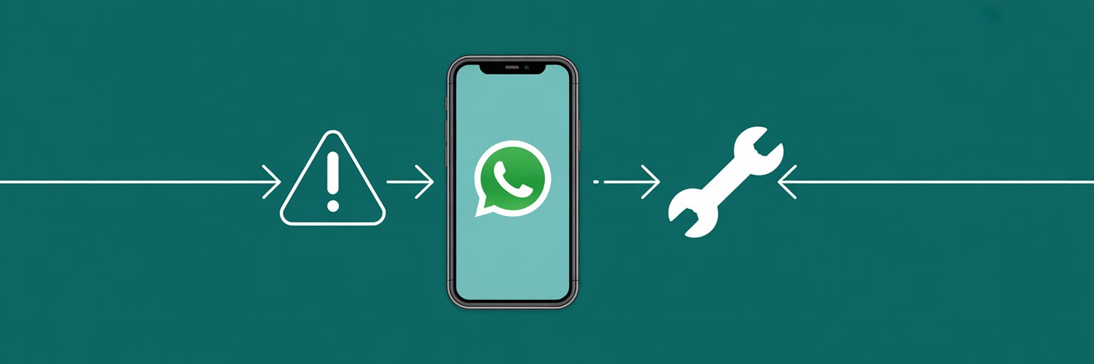 Ações corretivas no WhatsApp com monitoramento contínuo para proteger número e operação