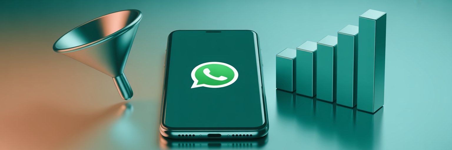 Funil de vendas no WhatsApp monitorado para aumentar conversão e reduzir perdas