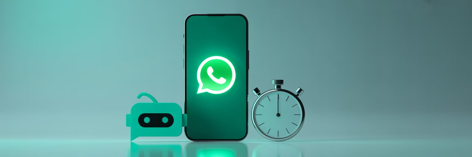 Tempo de resposta no WhatsApp otimizado com automação que reduz filas sem sobrecarregar a equipe