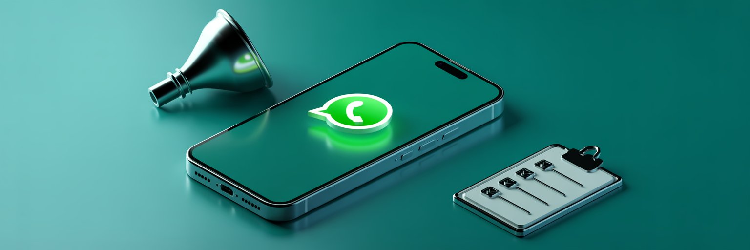 Etapas do funil no WhatsApp estruturadas que organizam leads e melhoram eficiência do time